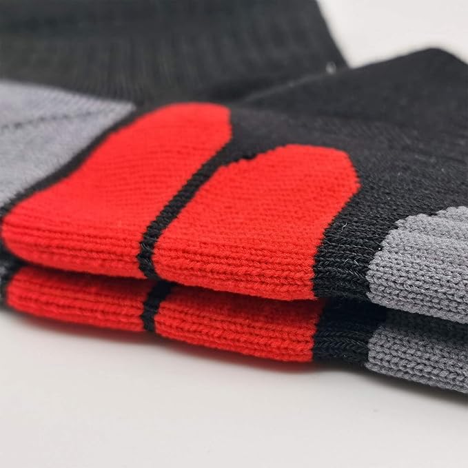 BERING Men's Ankle Socks Athletic Running Cushion Quarter (6 Pairs)