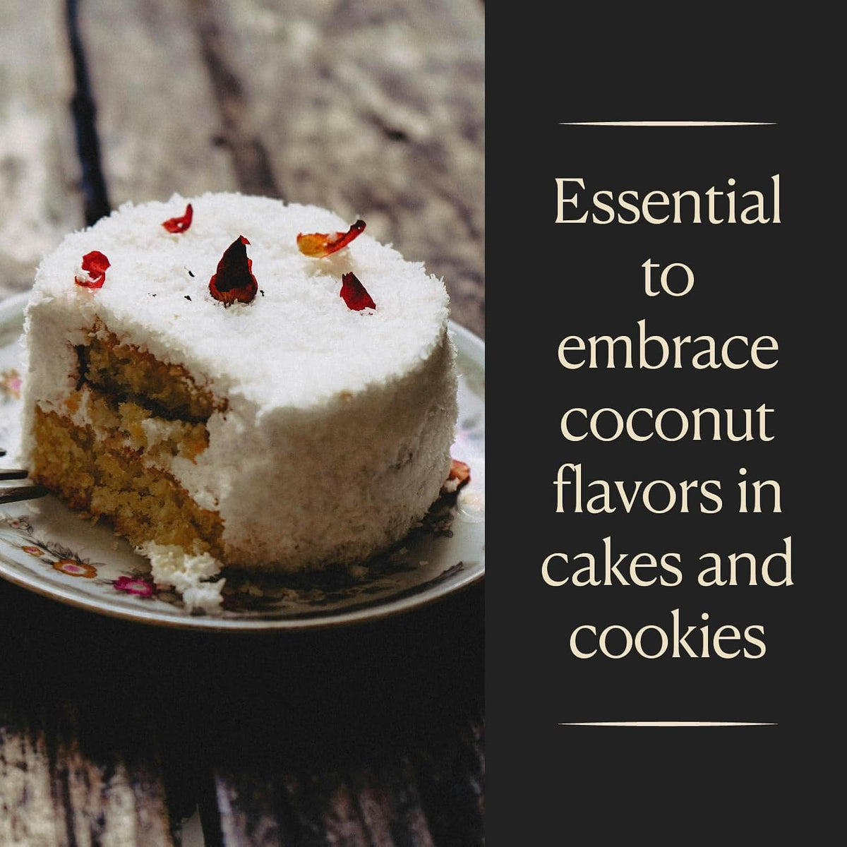 Cook's, Coconut Flavoring for Cakes, Cookies, Pastries, Ice Creams, Smoothies, 32 oz