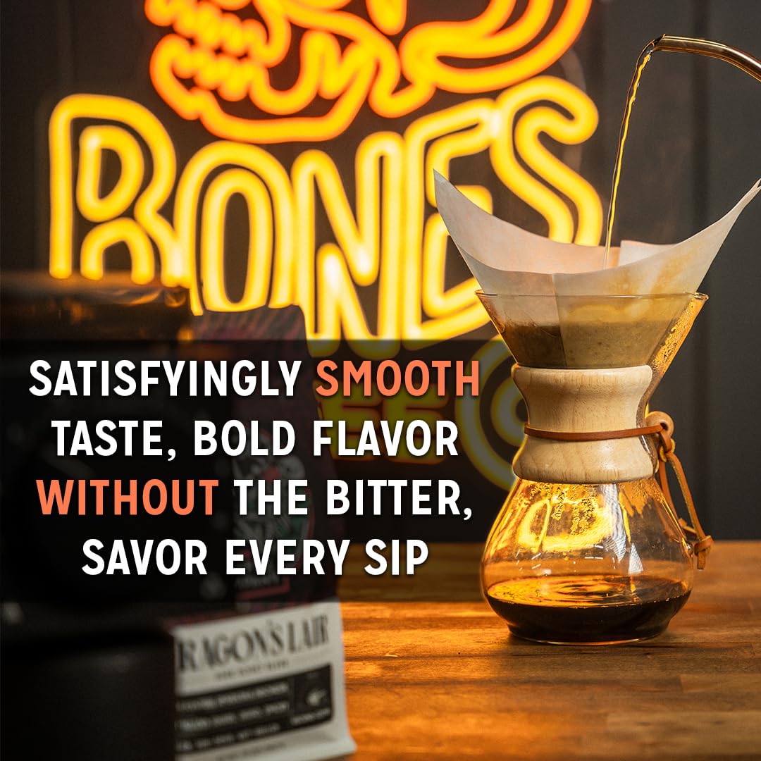 Bones Coffee Company Mint Invaders, Mint Chocolate Chip Flavored Coffee Pods, Low Acid Medium Roast Single-Serve Bones Cups, Compatible with Capsule Brewers Coffee Maker, 12 Count