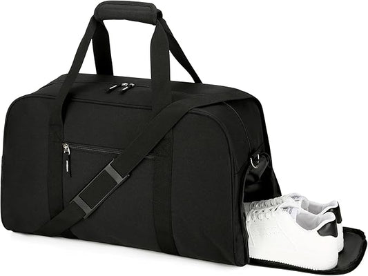 Searock 21 Inch Gym Bag with Shoe Compartment, Sports Duffle Bag for Travel, Carry On Duffel Bag, Weekender Overnight Bags for Men and Women Traveling