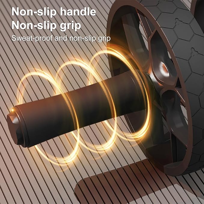 Abdominal Roller - Abdominal Workout Roller with Resistance Band | Abdominal Wheel | Abdominal Tearer | Multifunctional Abs Workout Equipment | Core Strength Training Roller for Men and Women