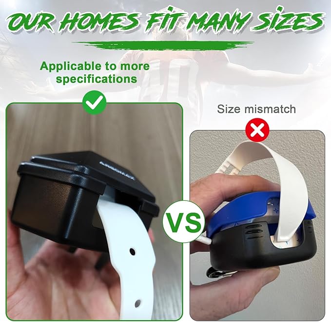 ARGOMAX Sports Lip Guard Case with Clip, Specializing Storage of Mouthguards with Lip Protection. Compatible with Various Brands of Football Lip Guard, Black+Orange.