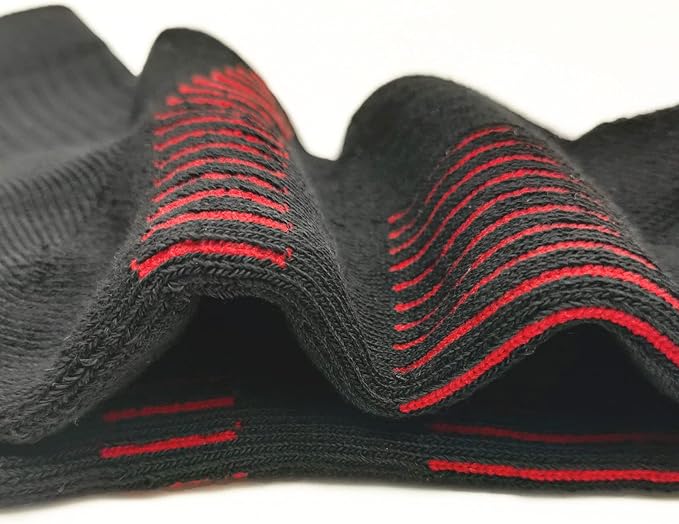 BERING Men's Athletic Ankle Socks Cushioned Quarter Running (6 Pairs)