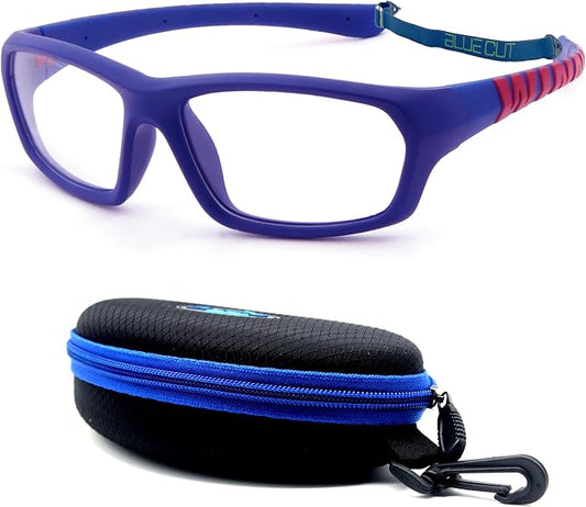 BLUE CUT Sports Protection Goggles, Anti-Fog Lenses Safety Glasses for Basketball, Pickleball and All Outdoor Sports