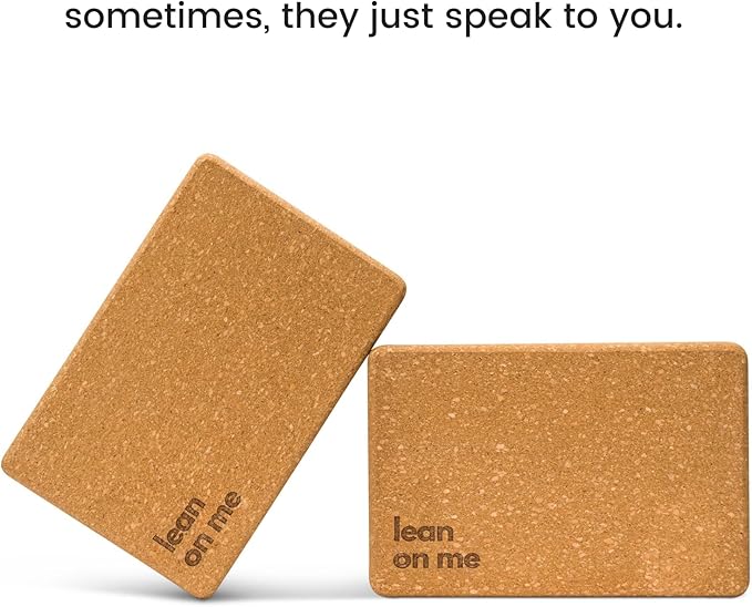 Premium Cork Yoga Blocks - Extra Large Yoga Block 2-Pack or Extra Tall 1-Pack for Inflexible Yogis | Natural, High-Density Cork for Superior Support & Stability | Optional Yoga Strap & Gift Box