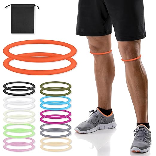 2-Pack Patellar Strap for Knee Pain Relief-Breathable & Lightweight Patellar Tendon Support Strap for Basketball, Running, Hiking-Stabilizing Knee Brace for Men, Women & Kids(Orange)