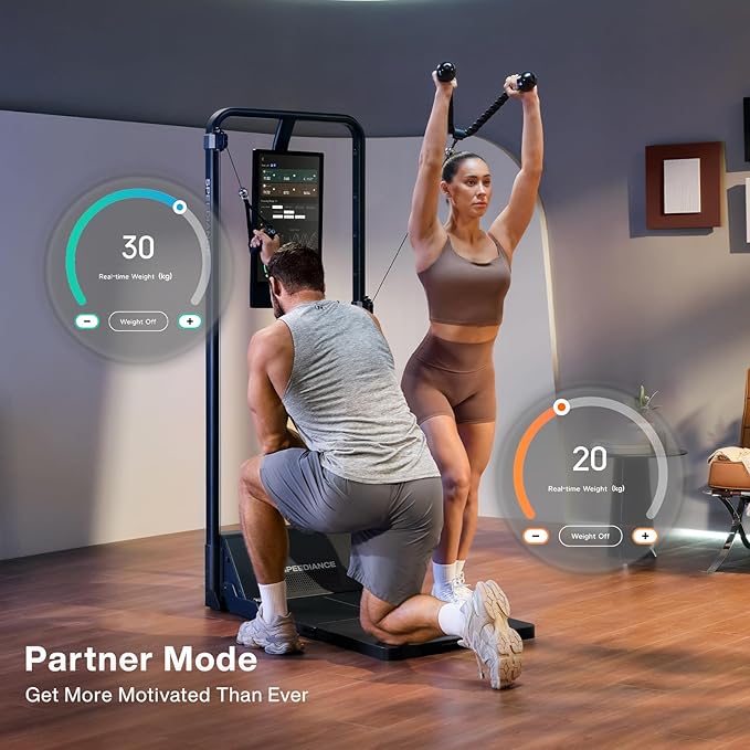 Home Gym, Smart AI-Powered Multi-Functional Smith Machine for Full Body Strength Training, All-in-one Gym Equipment, Digital Weight System, Workout Station, Squat Rack, Gym Monster 2