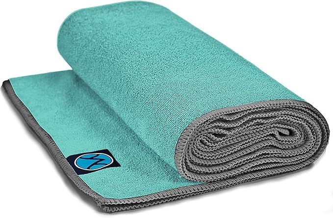 Youphoria Yoga Microfiber Non-Slip Towel - Hot Yoga Mat Towel for Enhanced Grip and Sweat Absorption