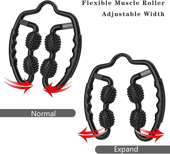 Cellulite Massage Tool Deep Fascia Massager & Dimpled Skin Remover for Legs - Anti-Cellulite Roller Tech with Lymphatic Drainage, Smooth Skin & Pain Relief for Thighs & Buttocks Sculpting