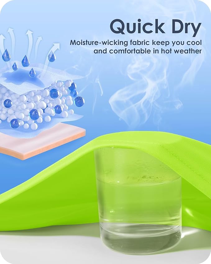 Boladeci Men's Swim Shirt Short Sleeve UPF 50+ Sun Protection SPF UV Moisture Wicking Lightweight Quick Dry Rash Guard