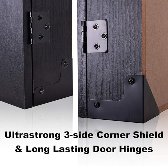 All-in-One Dartgame Center with Self-Healing Sisal/Double-Sided Dartboard & Multifunctional Cabinet 6 Steeltip Darts and Mounting Kit Included