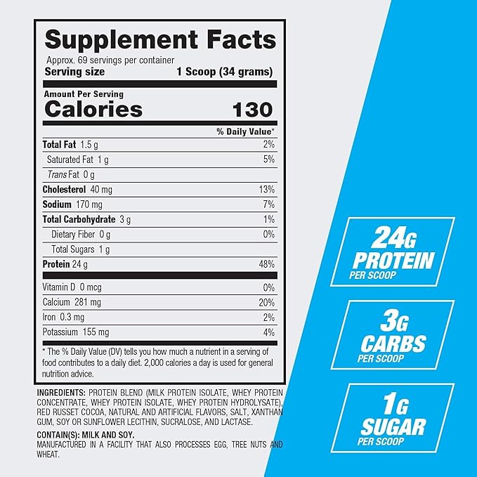 BPI Sports Best Protein – 100% Whey Protein Powder – Muscle Growth, Recovery, Meal Replacement – No Maltodextrin, No Fillers, Gluten Free – for Men & Women | Strawberries and Cream – 5.2 Pounds