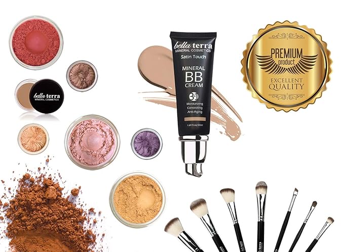 Bellaterra Cosmetics Mineral Exfoliating Gel – Gentle Cleansing, Vegan, Paraben-Free, 1.69 Fl Oz, Soft & Glowing Skin