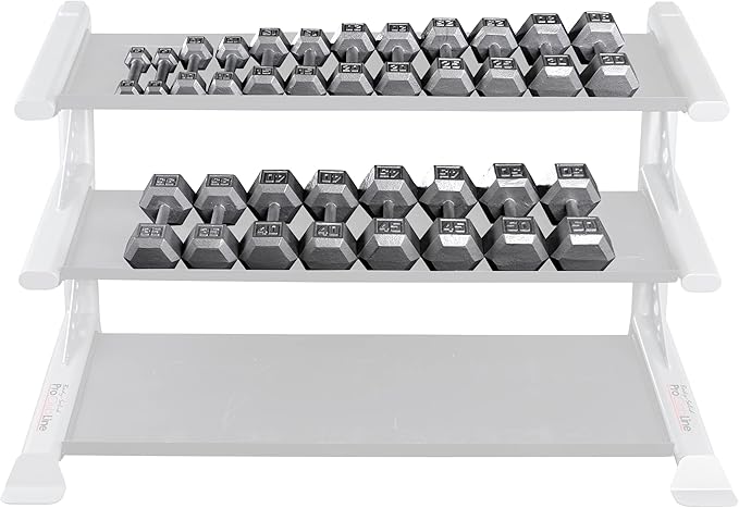 Body-Solid Cast Iron Hexagon Dumbbell, Hand Weights For Men and Women, Weight Dumbbells for Strength Training, Body Building Home Gym Training Gear