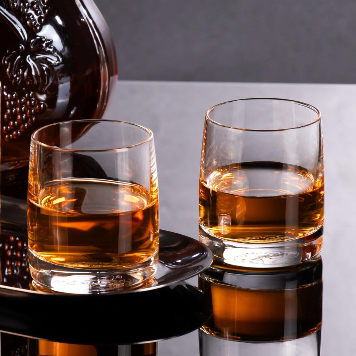 KAMMAK Shot Glasses Set of 2, 60ml/2oz Clear Espresso Shot Glass with Heavy Base for Bar Restaurants Home, Small Whiskey Shot Glass for Vodka, Whiskey, Tequila, Spirits & Liquors