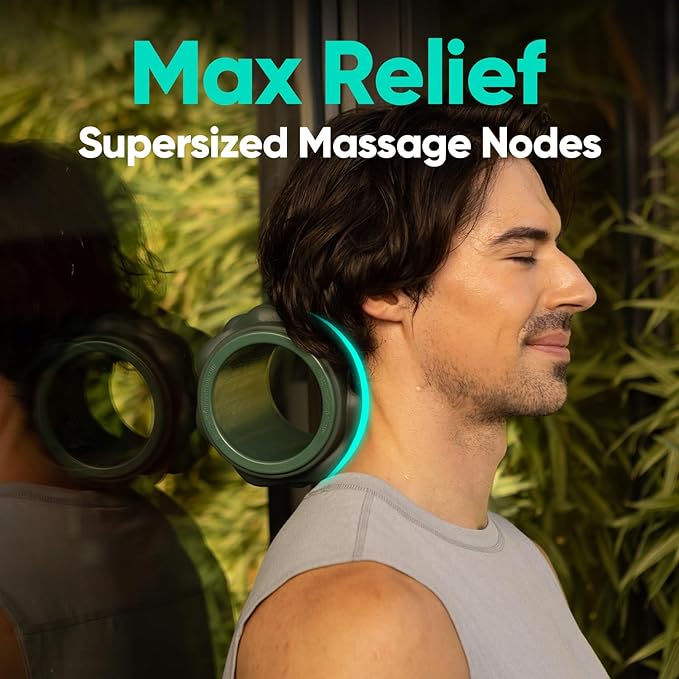 FitBeast Back Roller, Back Wheel Foam Roller - Targeted Muscle Roller for Deep Tissue Massage, Back Stretcher