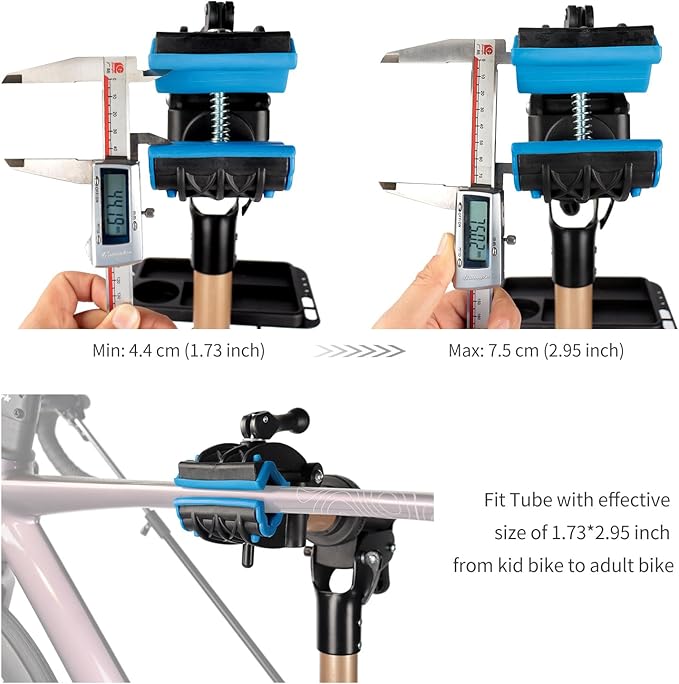 Bike Repair Stand -Shop Home Bicycle Mechanic Maintenance Rack，bike rack (red（two legs）)