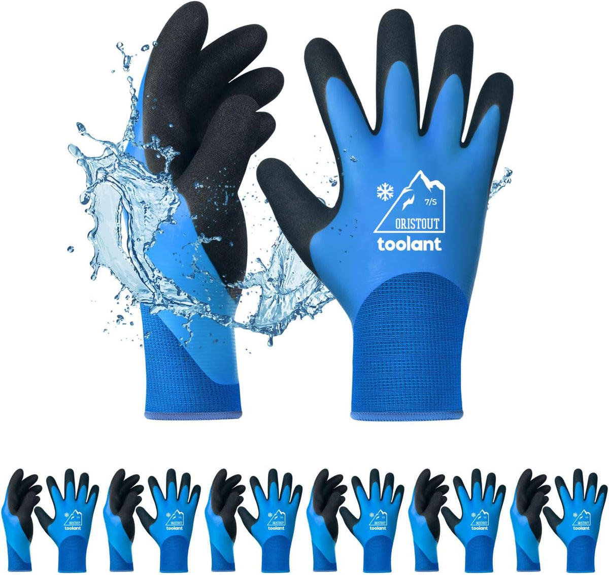 Waterproof Winter Work Gloves for Men and Women, Touchscreen, Freezer Gloves, Thermal Insulated, for Cold Weather