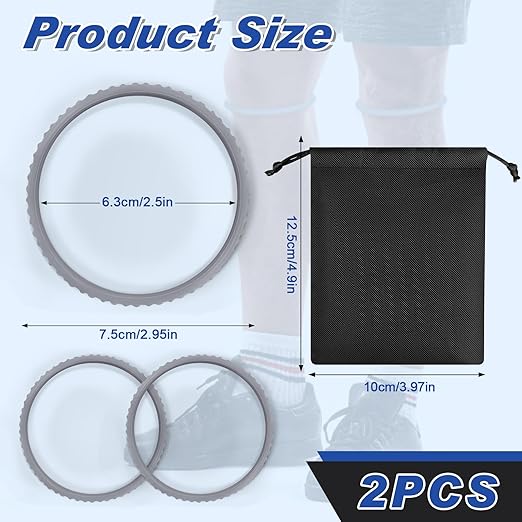 2-Pack Patellar Strap for Knee Pain Relief-Breathable & Lightweight Patellar Tendon Support Strap for Basketball, Running, Hiking-Stabilizing Knee Brace for Men, Women & Kids(Pattern Gray)