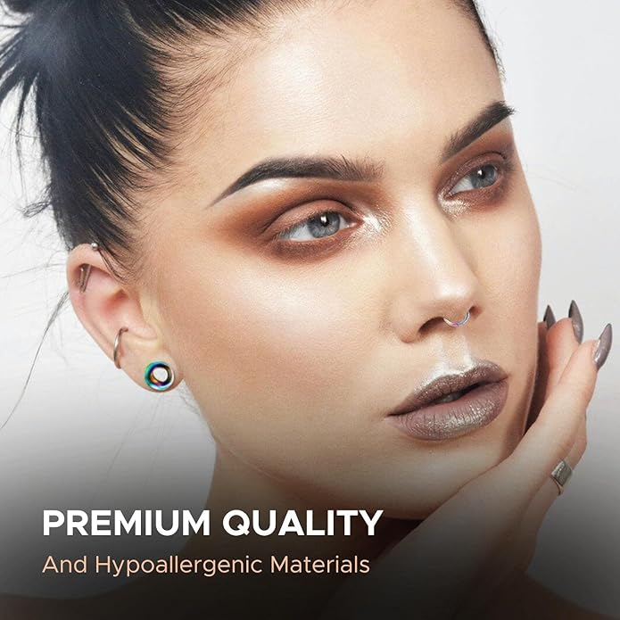 BodyJ4You 37PC Ear Stretching Kit - Beginner Gauges 14G-00G Starter Set - Aftercare Balm Wax - Steel Tapers Single Flare Plugs Screw Fit Tunnels - Women Eyelet Mens Earrings Expander Piercing Jewelry