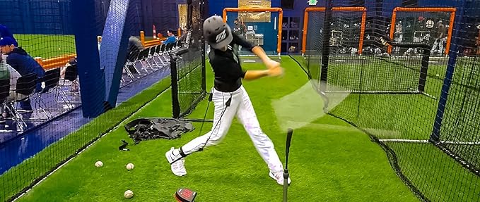 Baseball and Softball Movement Enhancement Training System Including Belt/Harness, Foot/Ankle Strap, 2 Bungee Cords. Enhance Hitting, Pitching, & Throwing