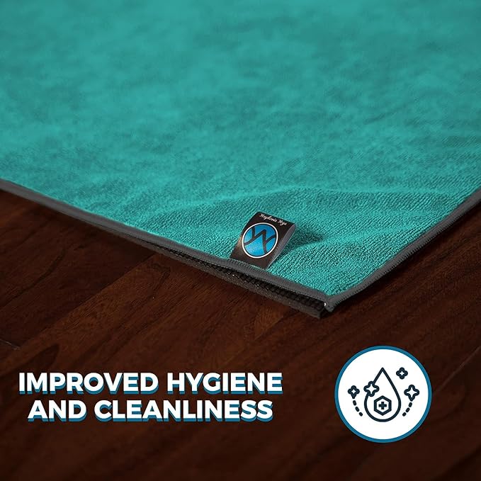 Youphoria Yoga Microfiber Non-Slip Towel - Hot Yoga Mat Towel for Enhanced Grip and Sweat Absorption