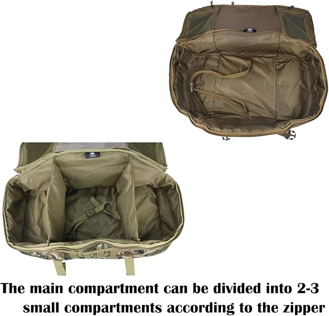 3 In 1 Military Backpack Travel Duffle Bag for Weekender Gym Traveling Workout Deployment