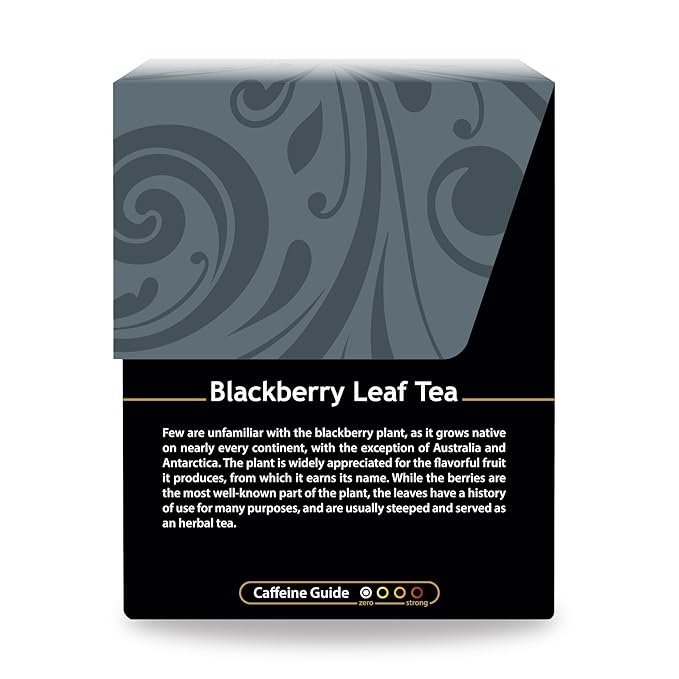 Buddha Teas Organic Blackberry Leaf Tea - OU Kosher, USDA Organic, CCOF Organic, 18 Bleach-Free Tea Bag