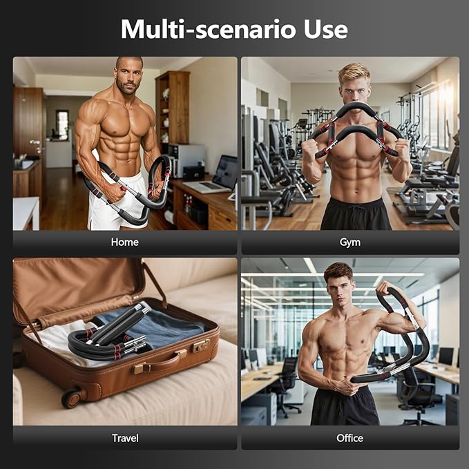 2025 New Twister Arm Trainer - Adjustable Chest Workout Equipment for Men, Professional Arm and Chest Muscle Trainer, Portable Upper Body Workout Machine for Shoulder Forearms Strength Training