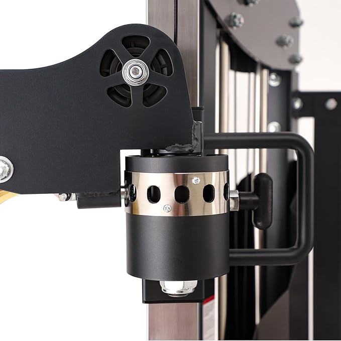 Altas Strength 3075 Cable Machine Home Gym with 1000 lbs Weight Capacity, 2000 lbs Cables, Strength Training Equipment Includes Accessories Light Commercial Fitness Versatile Workouts Easy Assembly