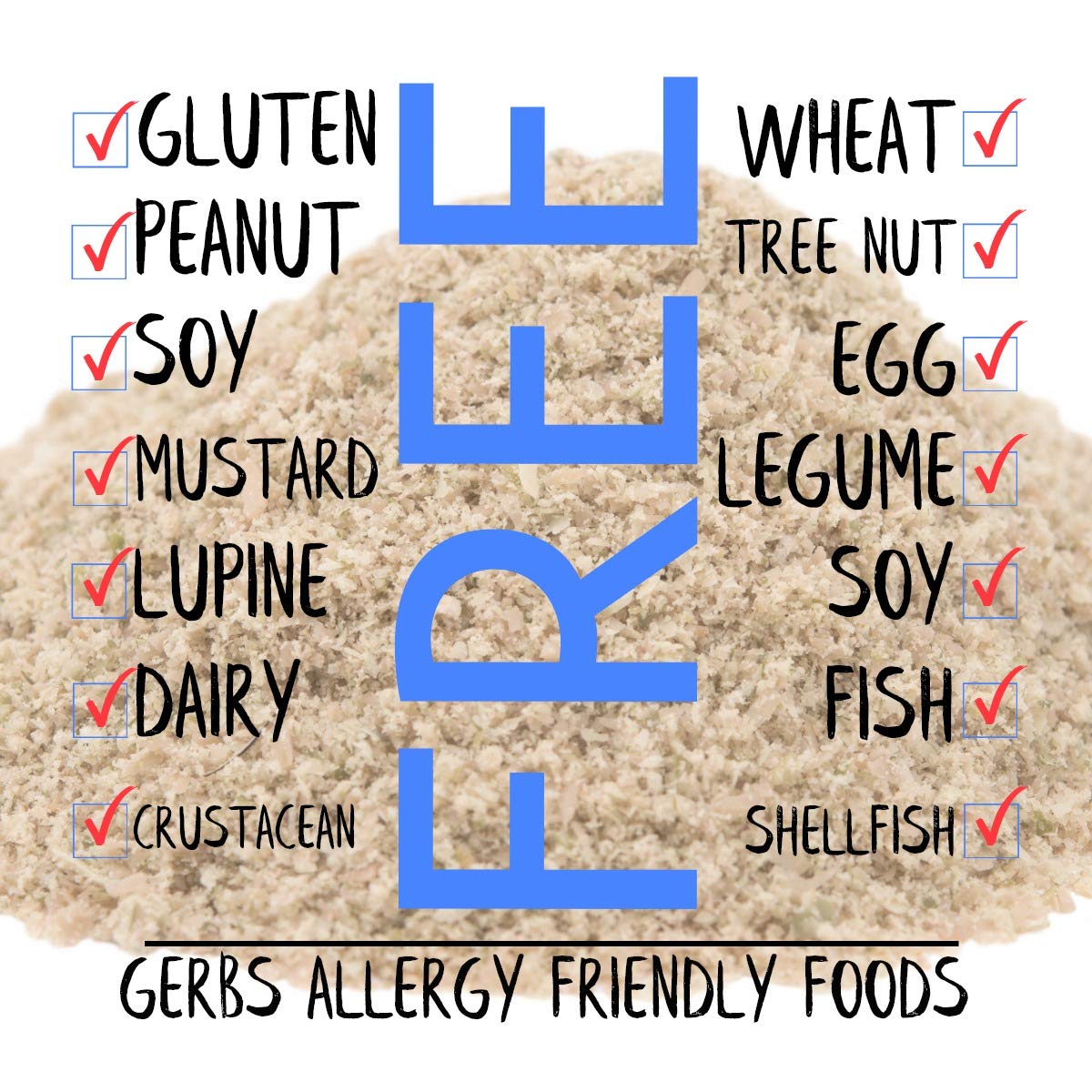 Ground Raw Pumpkin, Sunflower, Chia, Flax, Hemp Seed Meal by Gerbs - 4 LBS - Top 11 Food Allergen Free & Non GMO - Vegan & Kosher – Premium Full Oil Content Protein Powder