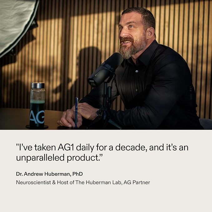 AG1 Greens Powder Supplement | Improve Gut Health | Multivitamin, Probiotic, Gluten Free, Vegan and Keto Friendly | 75 Vitamins (Athletic Greens) - 2 Pack, Classic Formula (30 Servings Per Pouch)