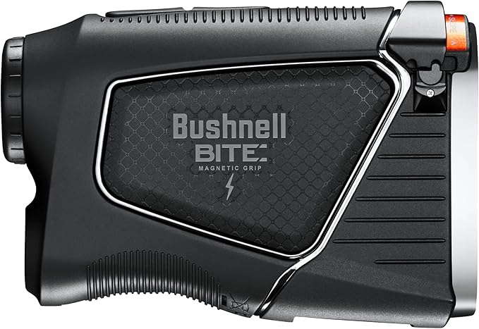 Bushnell Pro X3+ Golf Rangefinder with Wind Speed and Direction,1300 Yard Range,7X Magnification, Pin Locking with Visual Jolt