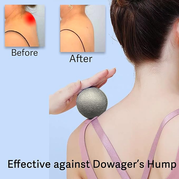 Plantar Fasciitis Relief Massage Ball – Lacrosse Ball, Foot Massage Roller & Myofascial Release Ball for Foot Pain, Trigger Point Therapy, Hard Ball for Deep Tissue & Fascia Massage