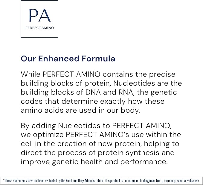 BodyHealth PerfectAmino Powder - BCAA and EAA Powder for Pre and Post Workout - Amino Acid Energy Drink to Support Lean Muscle and Recovery - NSF Certified for Sport - Vanilla - 66 Servings