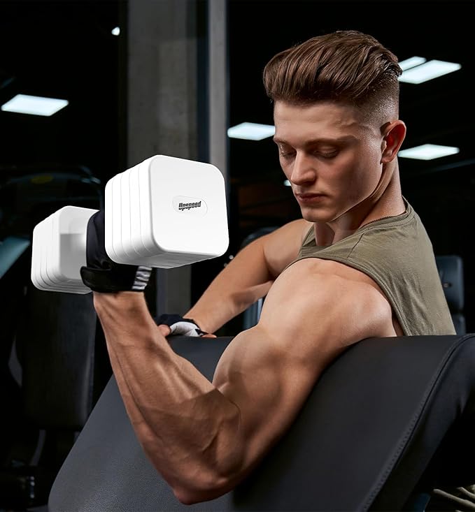 15LB 20LB 50LB Adjustable Dumbbell Set Free Weights Dumbbells Set for Women Men Hand Weights Sets Adjust Dumbbell Weight Sets for Home Gym Exercise Workout Strength Training Equipments