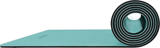Retrospec Laguna 5mm Yoga Mat - Fitness Mat for Women, Men & Children, Slip-Resistant and Moisture Absorbing Exercise Mat for Home, Pilates, Yoga and Floor Workouts