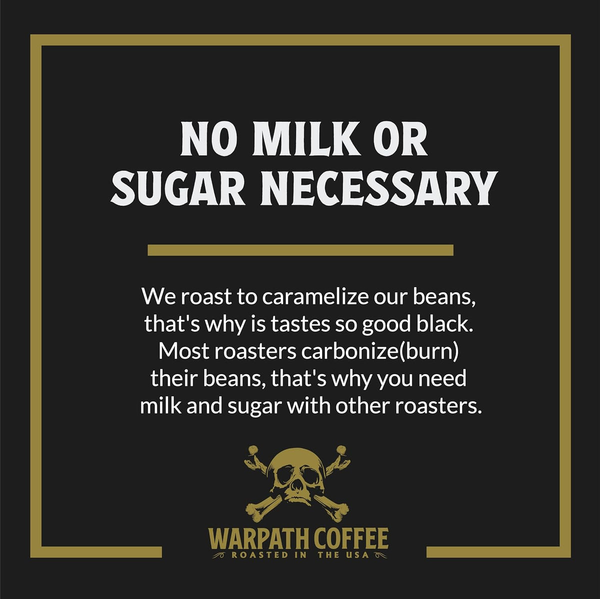 Warpath Coffee Whole Bean Coffee Medium Roast, Breakfast Blend, High Caffeine, Extra Strong Roasted 100% Arabica Coffee Beans Whole, Rich Aroma, Full Bodied Intense Cup, Created by Navy SEALs, 12oz