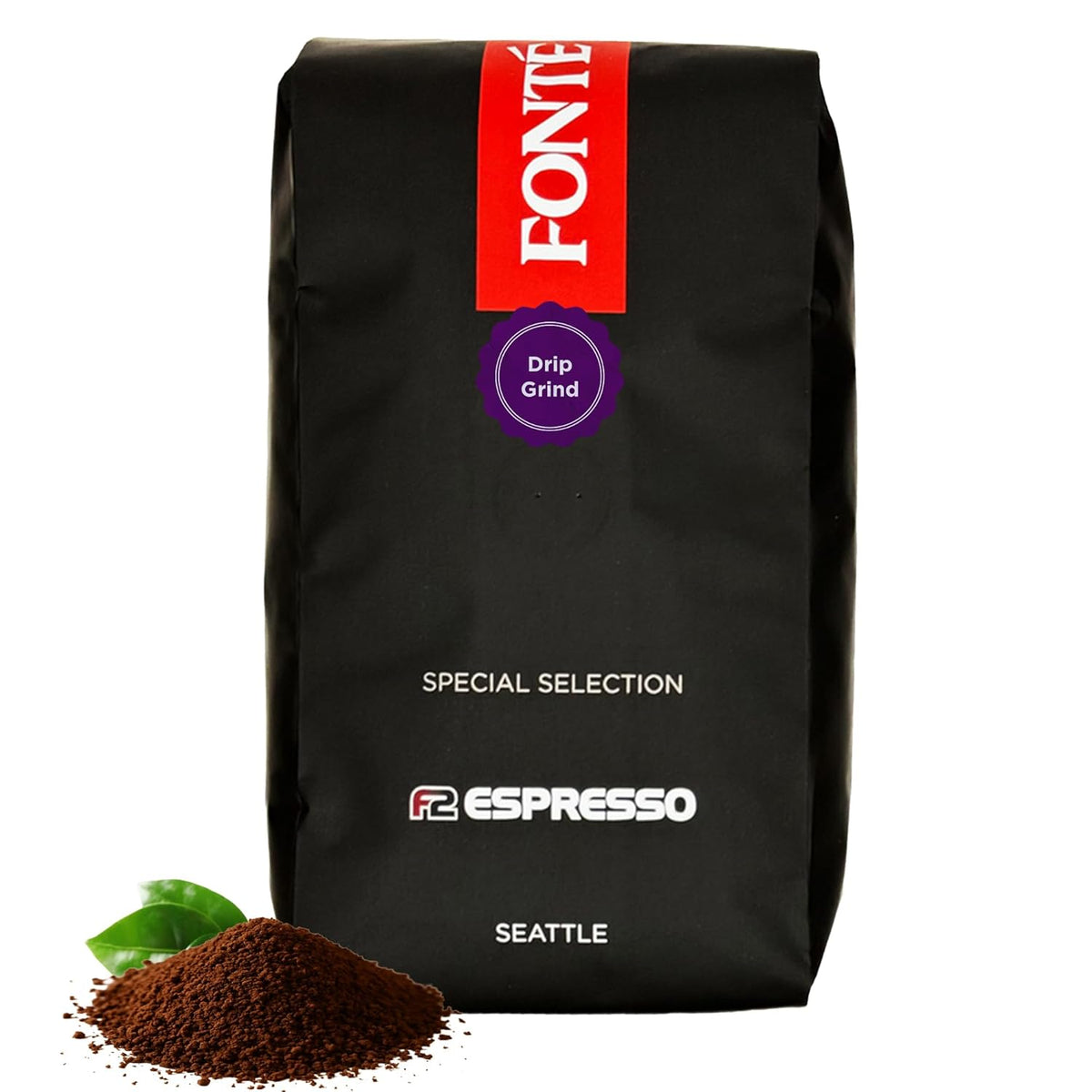 Fonte Coffee Roaster - Drip Coffee - Medium-Dark Fresh Roast - Roasted in Seattle - Single Origin - Sweet, Caramel, Cocoa - 12 oz - F2