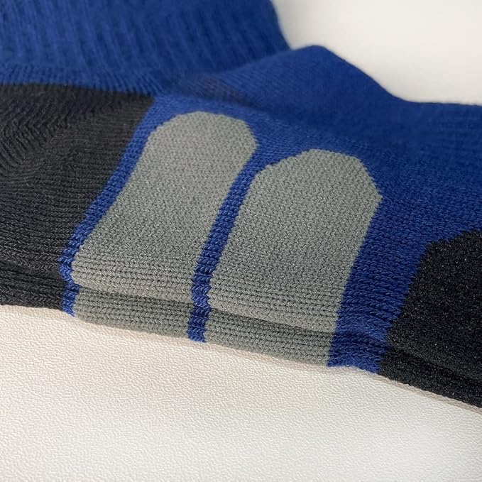 BERING Men's Ankle Socks Athletic Running Cushion Quarter (6 Pairs)