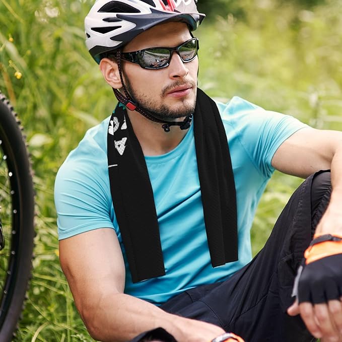 Custom 1-100PCS Cooling Sports Towel, Personalized Photo Logo Soft Cold Exercise Towel for Neck and Face Customized Quick-Drying Cooling Wrap Fitness Workout Sweat Towel 12"x40" (20)