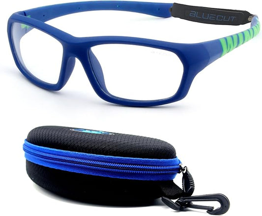 BLUE CUT Sports Protection Goggles, Anti-Fog Lenses Safety Glasses for Basketball, Pickleball and All Outdoor Sports