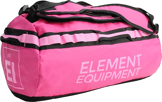 Element Equipment Trailhead Duffel Bag Shoulder Straps Waterproof Fuschia/Pink Small