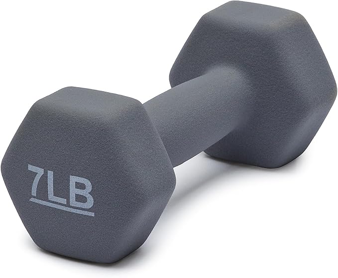 Amazon Basics Neoprene Dumbbell Hand Weights for Exercise and Muscle Toning