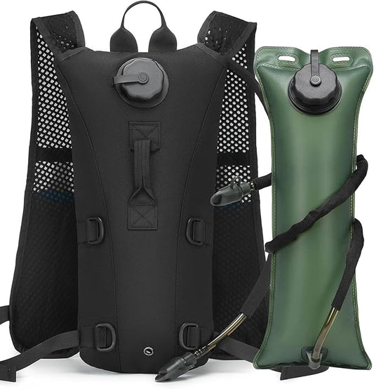 ATBP Running Hydration Vest Pack Tactical 3L Water Bladder Backpack Bag for Cycling Marathon Hiking Daypack Men & Women