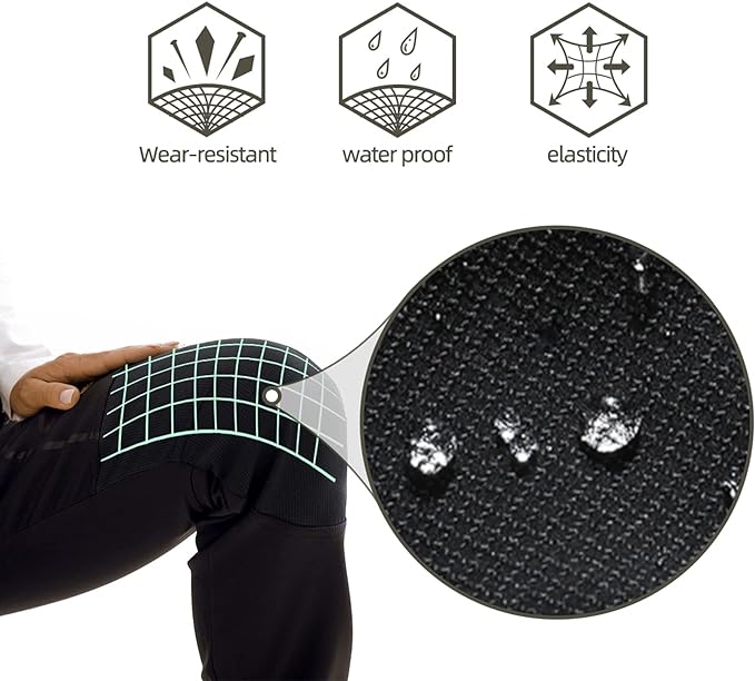 BenBoy Men's Snow Ski Outdoor Waterproof Windproof Fleece Cargo Hiking Pants