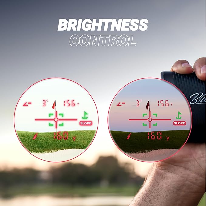 Blue Tees Golf Series 4 ULTRA Golf Rangefinder with Slope Switch, 1200 Yards, OLED Display 6X Magnification Laser Rangefinder, Slope Measurement, Magnetic Strip, Flag Pole Locking with Pulse Vibration