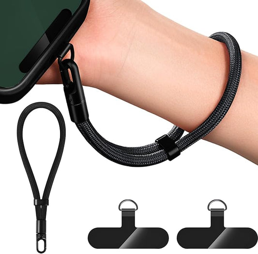 Adjustable Hand Wrist Strap Lanyard, Phone Lanyard With 2 Metal Tether Tabs, Phone Wrist Strap, Wrist Lanyard