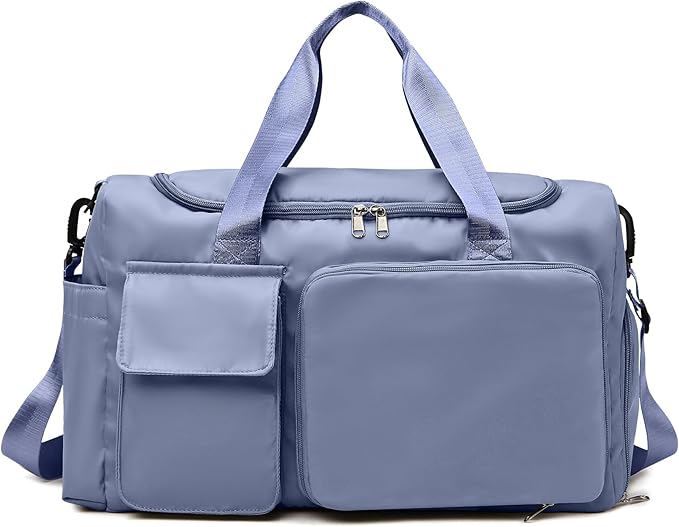 Supercenter Gym Bag, For Both Men and Women, Foldable, With Shoe Compartment and Wet/Dry Compartment