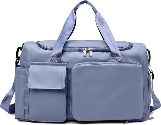 Supercenter Gym Bag, For Both Men and Women, Foldable, With Shoe Compartment and Wet/Dry Compartment